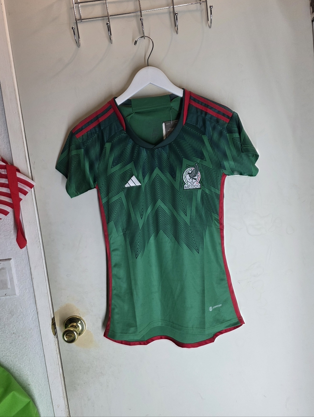 NWT ADIDAS WOMEN'S 2022 MEXICO HOME JERSEY